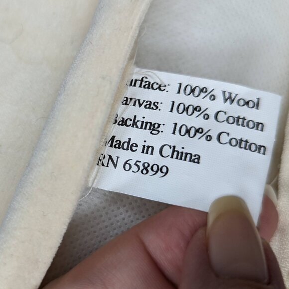 Chandler 4 Corners Hand-Hooked "Let It Snow" Pillow - Picture 7 of 13